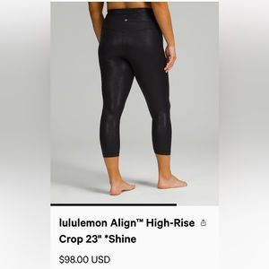 Lululemon Align Leggings in Shine